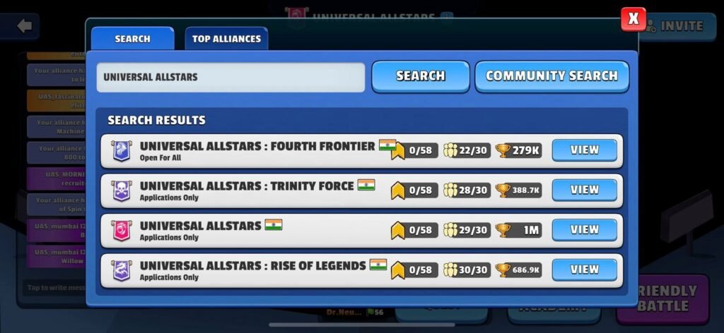 UAS Alliances Banner